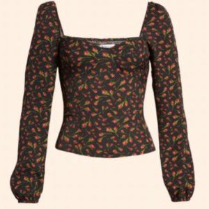 Reformation Reign Mina Blouse. Size 12.